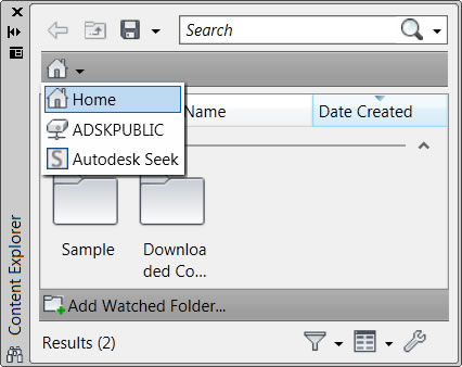 Autodesk Content Explorer